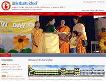Tablet Screenshot of littleheartsschoolnparavur.com
